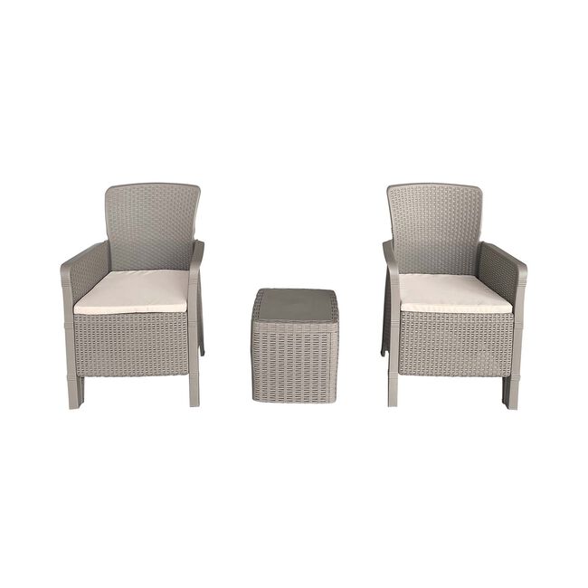 Merano 3 Piece Bistro Set