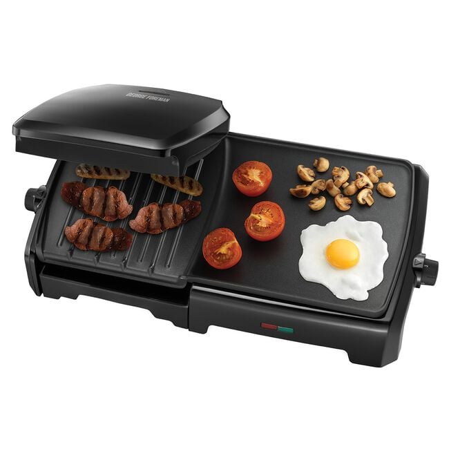 George Foreman Large Black Grill & Griddle