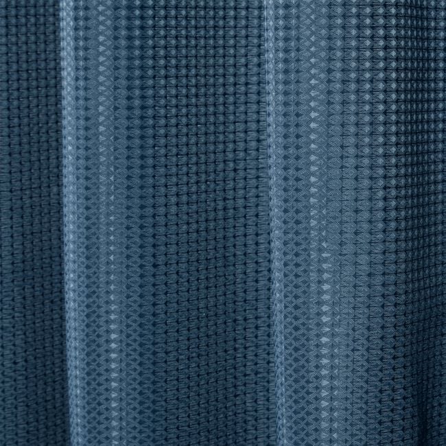 Waffle Shower Curtain - Navy