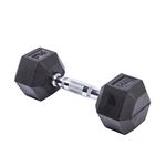 Body Go Rubber Hex Dumbbell 5kg