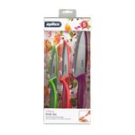 Zyliss Coloured Knife Set w/ Covers - 3pc