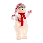 70cm Light Up Snowy Polar Bear