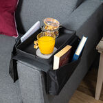 Arm Rest Organiser - Black