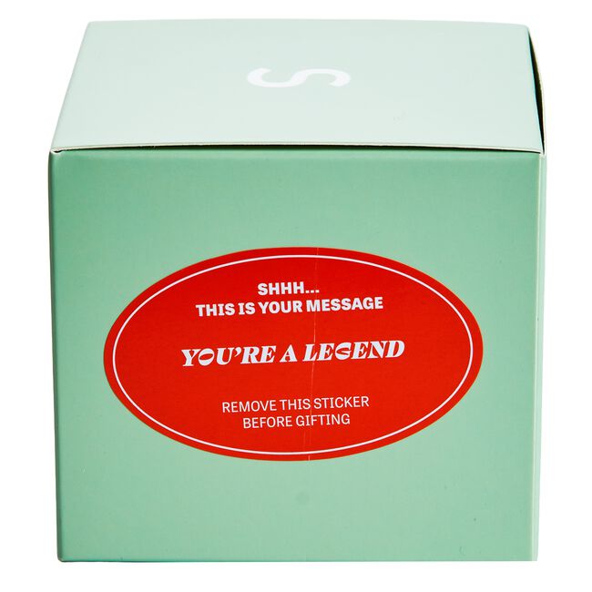 Hidden Message You're a Legend Candle 250g