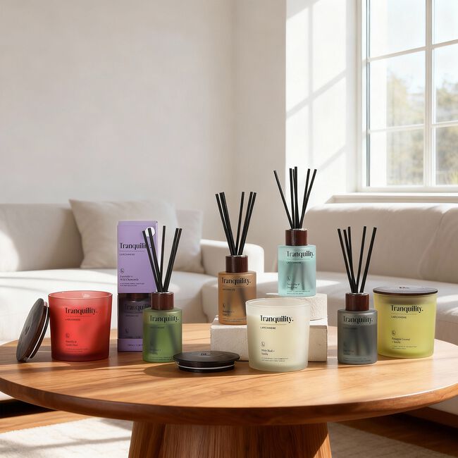 Tranquility Waterlily & Garden Rose Candle