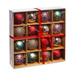 6cm Luxury Christmas Bauble Set 16 Pack