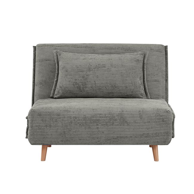 Lara Grey Convertible 191x108cm Sofa Bed