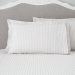 Lorraine Oxford Pillowcase Pair - Grey