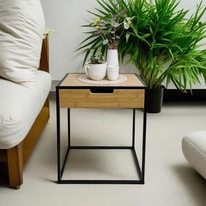 Forma Side Table With Drawer
