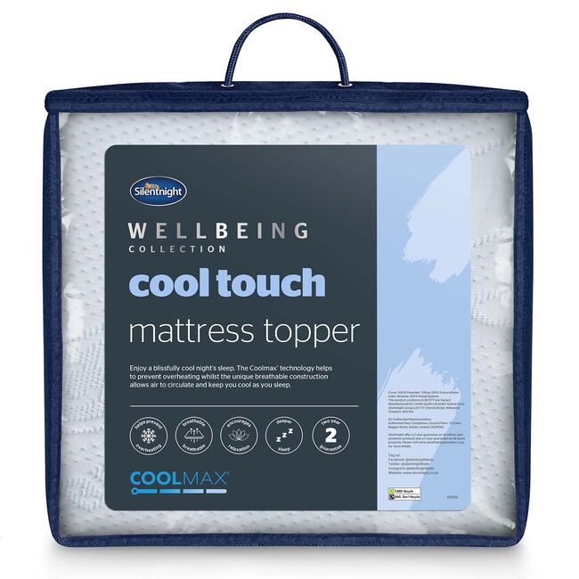 SILENTNIGHT WELLBEING COOL TOUCH KING Mattress Topper