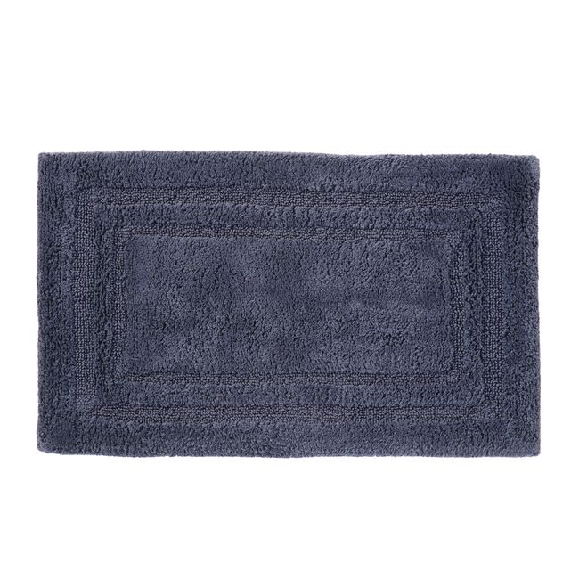 COTTON BORDER BLUE GRANITE 50x80 Bath Mat