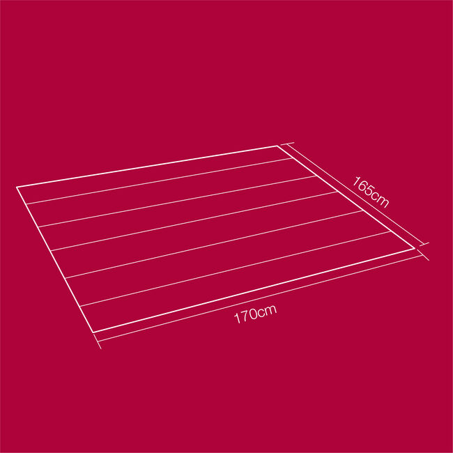 100GSM Ground Sheet 1.7m x 1.65m