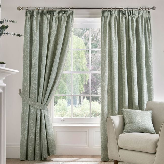 AVELINE GREEN 90x90 curtain 