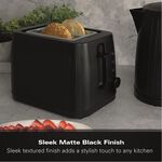Hamilton Beach Stealth 2 Slice Black Toaster