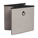 VELVET FOLDABLE SMALL Mink Ottoman