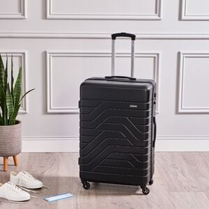 LARGE Lightweight Hardshell Luggage - Black