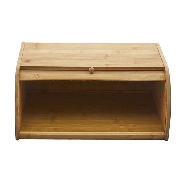 Bamboo Roll Top Bread Bin