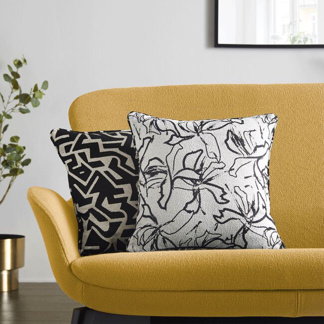 Modular Reversible Cushion 45cm x 45cm - Black