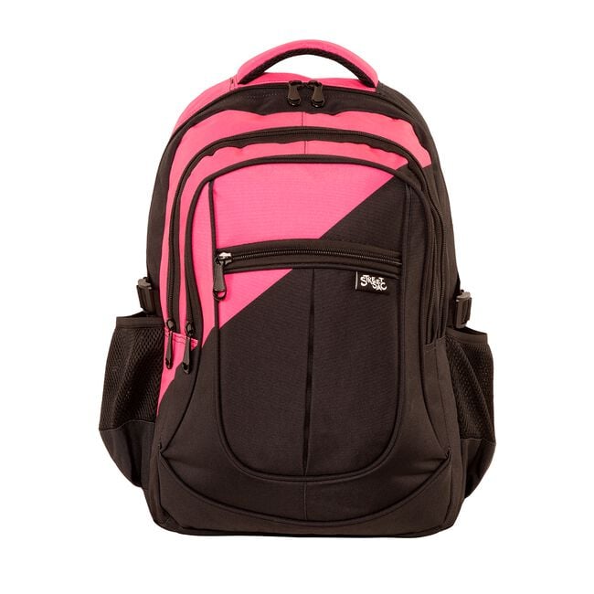 Streetsac Semi Plain Pink School Bag