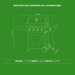 Mastercook Superior 500 5 Burner Gas BBQ
