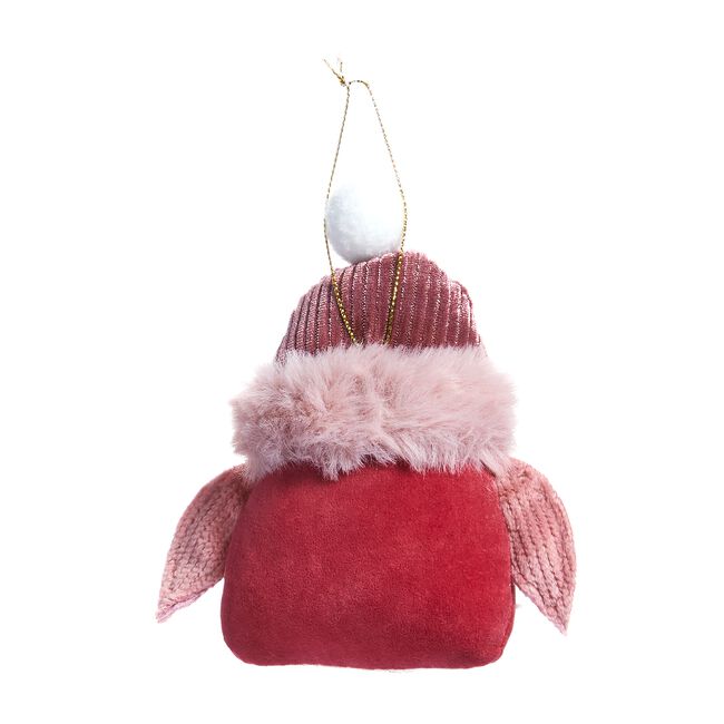 Pink Owl Christmas Tree Decoration