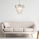 Clear 4 Tier Chandelier Pendant Ceiling Shade