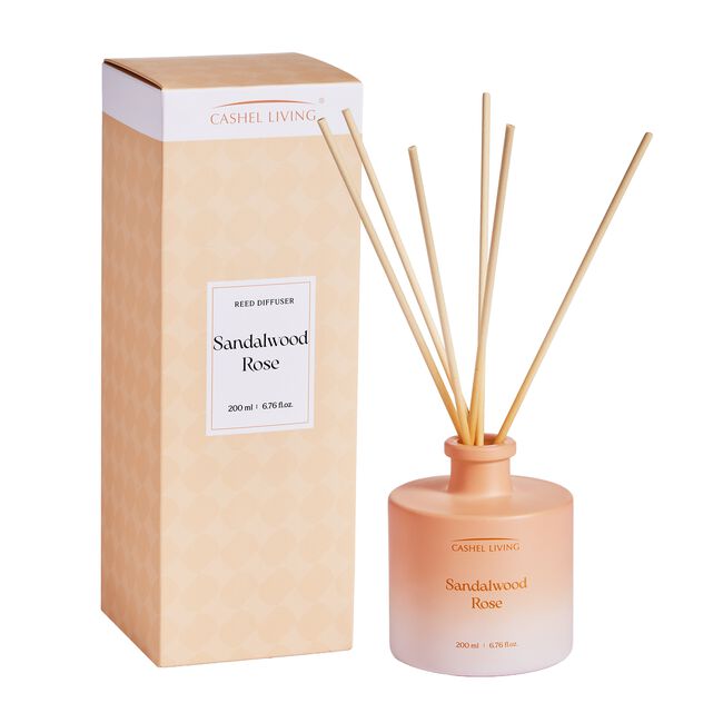 Cashel Living Sandalwood Rose 200ml Reed Diffuser