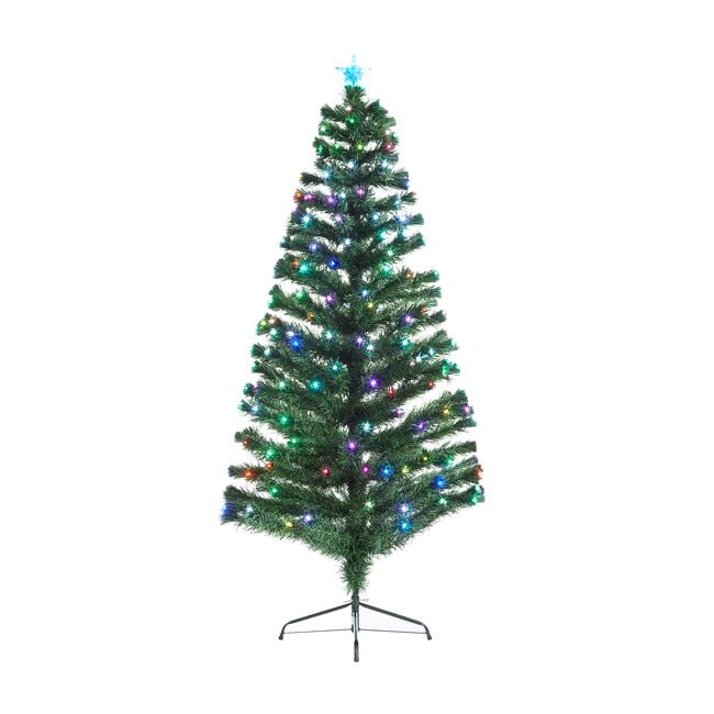 Multicolour 6ft Christmas Tree w/ Twinkling Lights