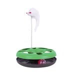 Jingle Ball Chase With Mouse Cat Toy - Assorted