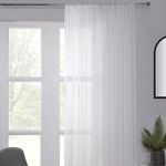 DOLLY ECO JACQUARD ECO White 140x122 Voile