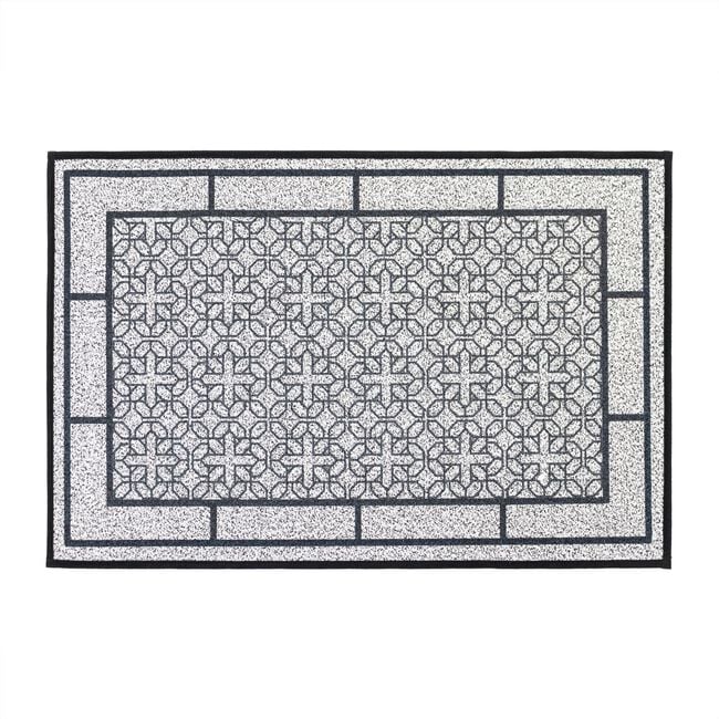 JVL Avanti Grey Door Mat 50cm x 75cm