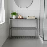 HAMPTON GREY 3 TIER Shelf
