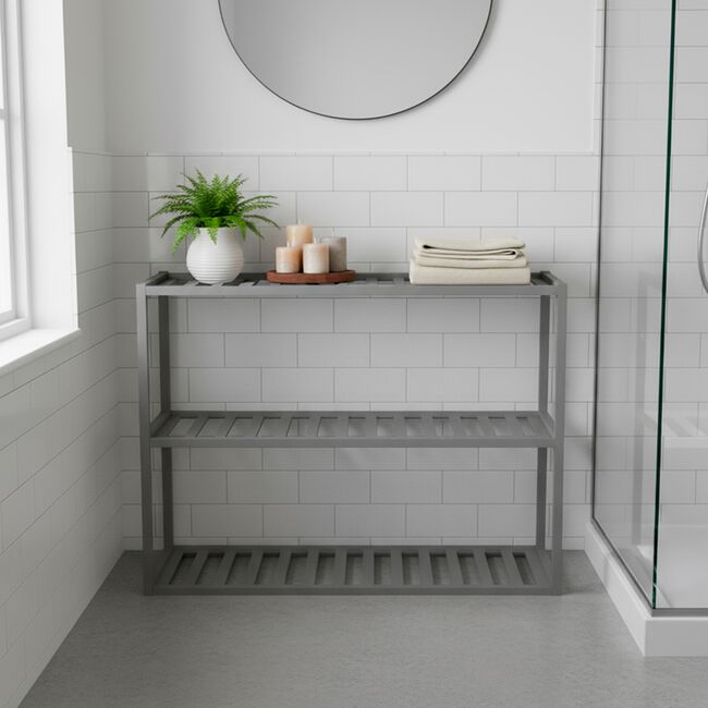 HAMPTON GREY 3 TIER Shelf
