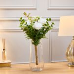 Elan Floral White Rose Bouquet 55cm