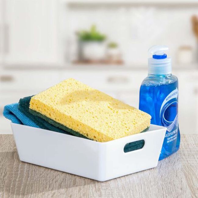Studio 3.01 Rectangular Basket Ice White
