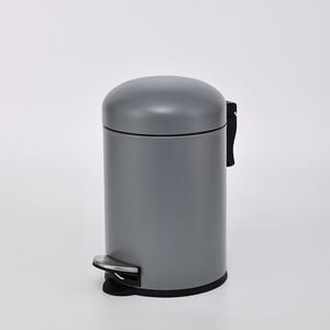 3L Grey Sparkle Dome Lid Pedal Bin