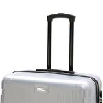 Cabin Bag Lightweight Luggage - Metallic Silver