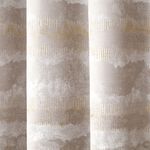 SUNSET STRIPES GREY/OCHRE 66x54 Curtain