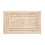 COTTON BORDER SAND 50x80 Bath Mat