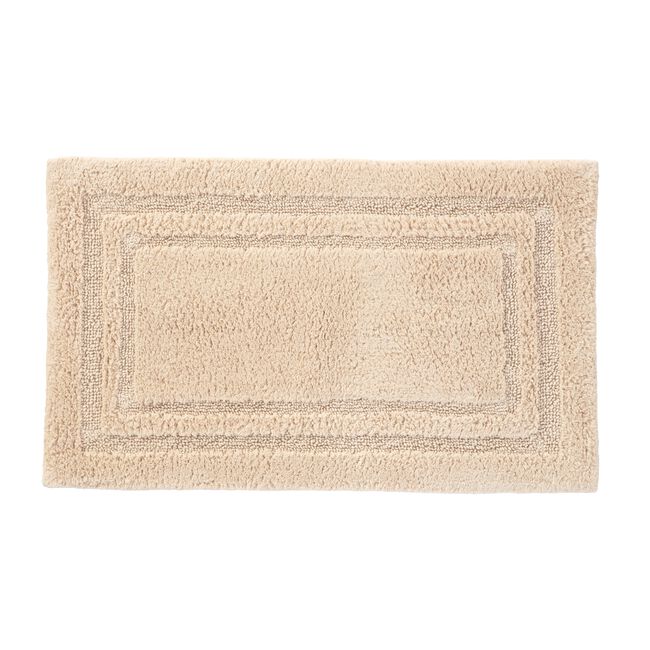 COTTON BORDER SAND 50x80 Bath Mat