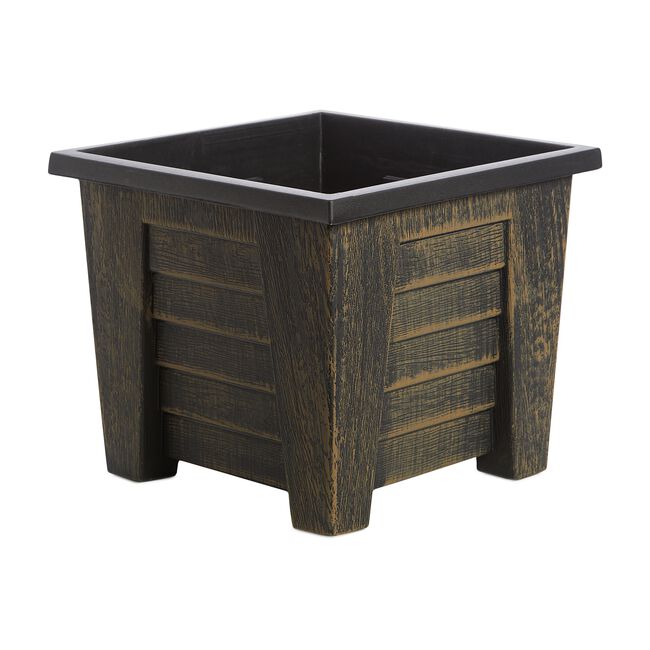 Antique Style Square Plant Pot 26.5cm