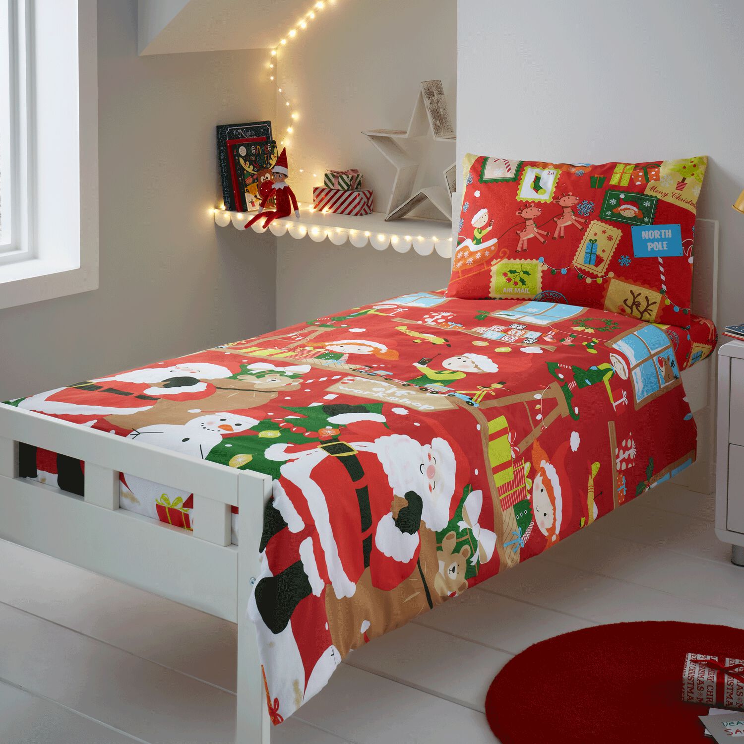 Cot bed christmas duvet cover hot sale