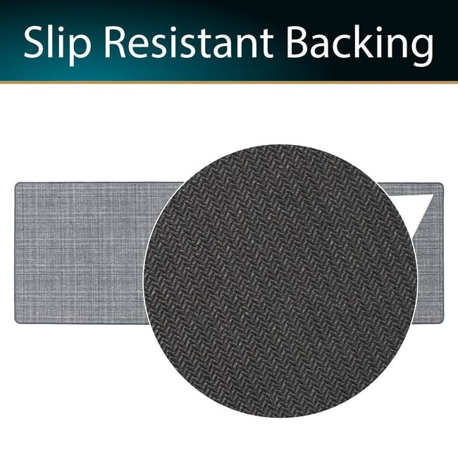 JVL Elegance Grey Runner 50cm x 150cm