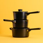 Judge Vista Ceramic 3 Piece Draining Saucepan Set