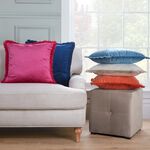 ELLEN FRINGE ORANGE 45x45 Cushion