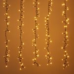 225 Warm White Star Bright Curtain Lights