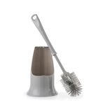 BELDRAY ANTIBAC Silicone Grey Toilet Brush