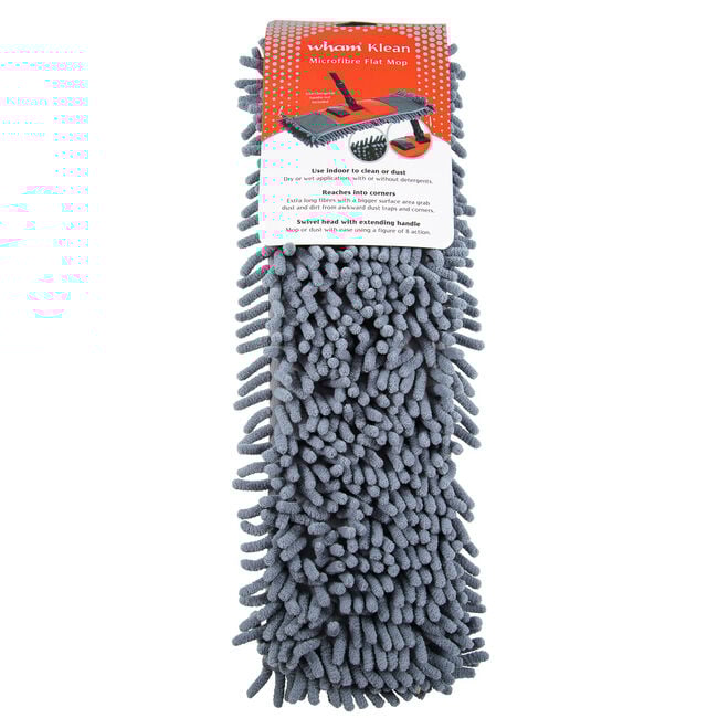 Wham Klean Noodle Microfibre Flat Mop Head