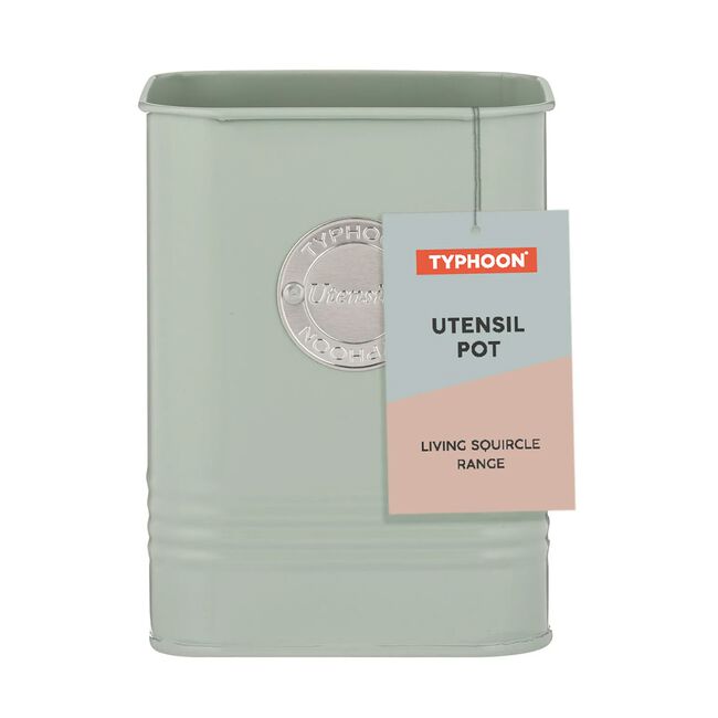 Typhoon Living Squircle Mint Utensil Pot