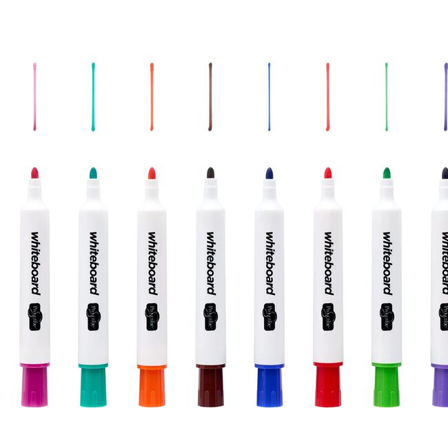 ProScribe Card 8 Dry Wipe Whiteboard Markers 